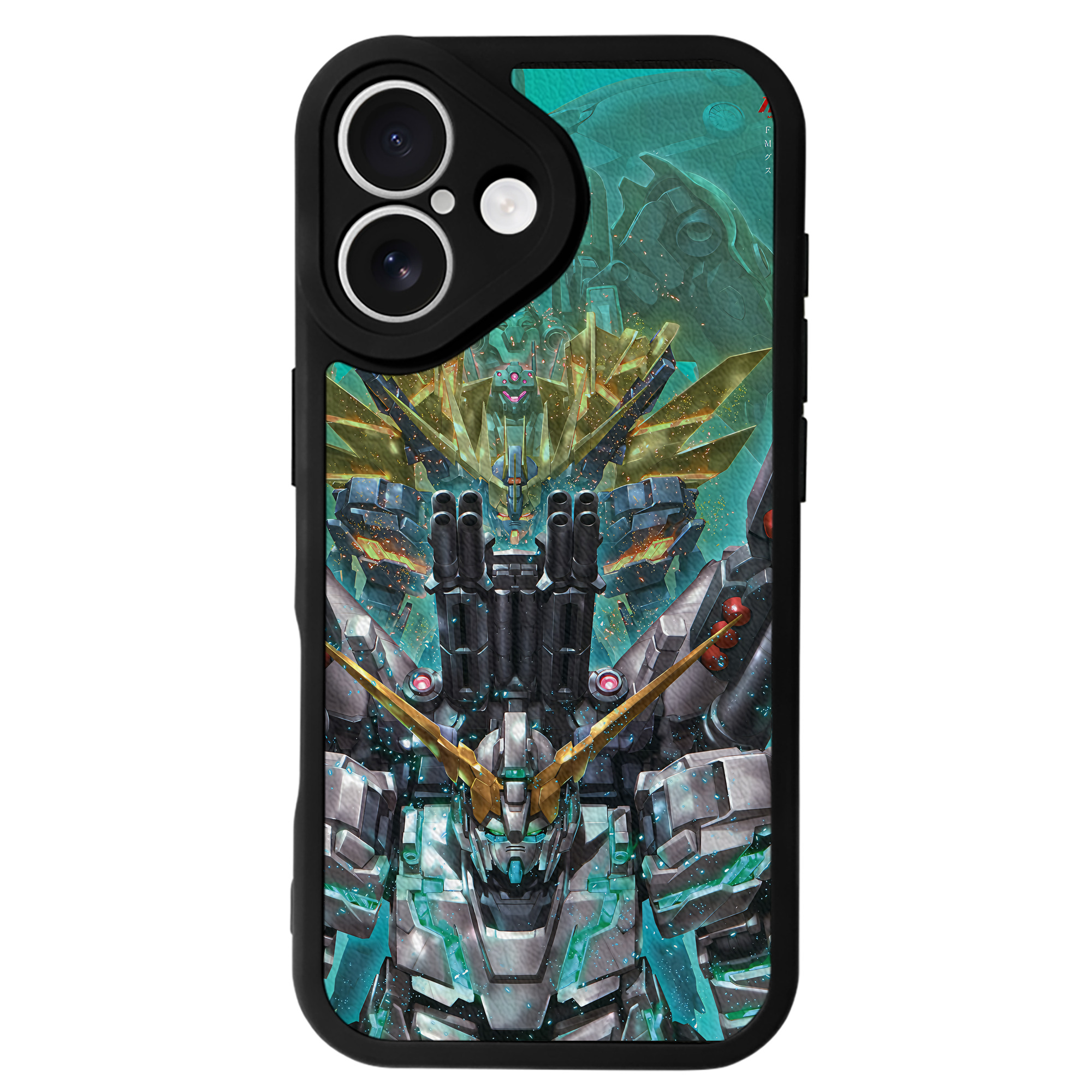 （画像用） 機動戦士ガンダム Mobile Suit Gundam 【iPhone 16シリーズ対応】シリコンスマホケース（レザー調） 材質：シリコン